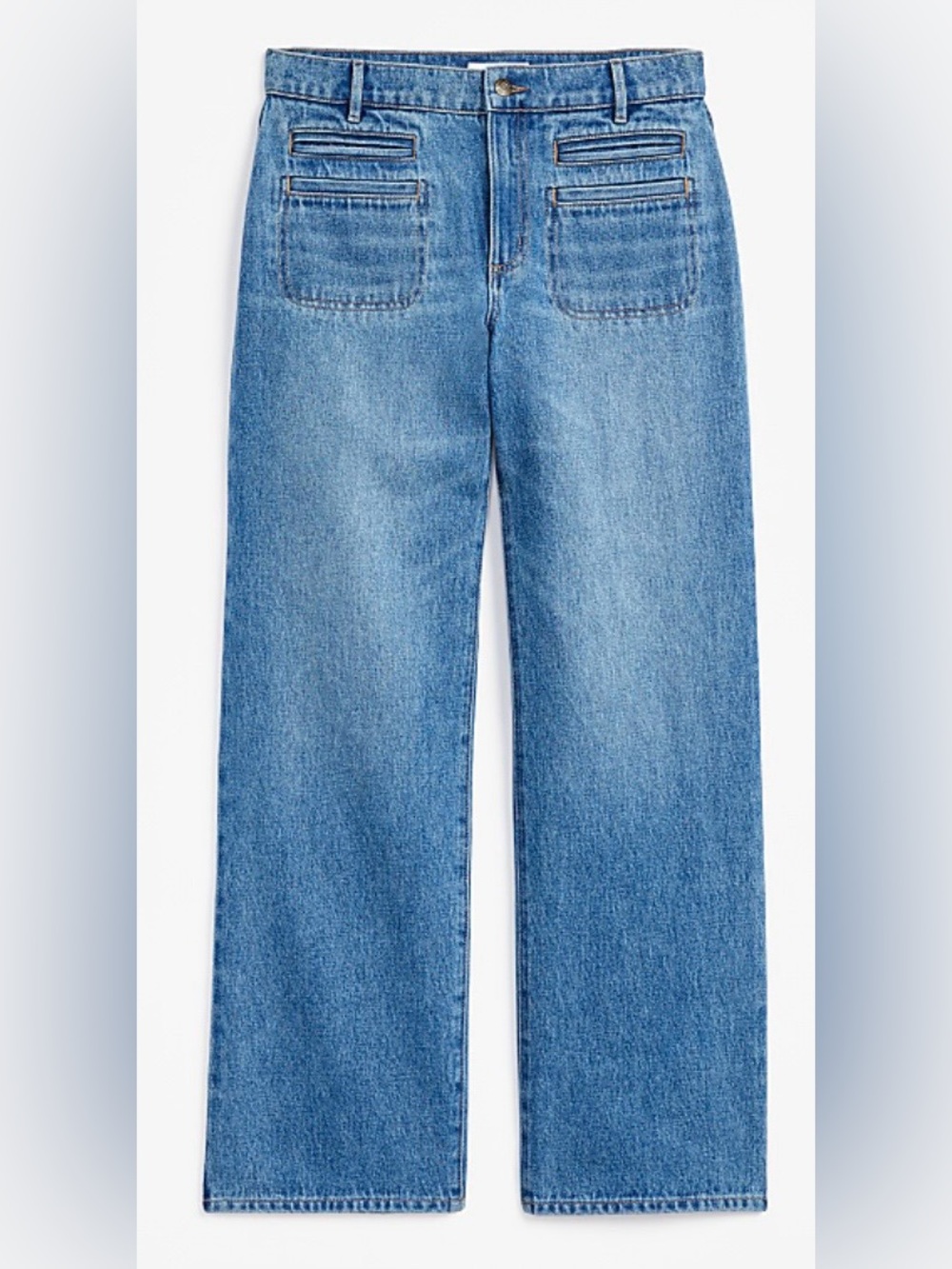 LOFT Light Blue Wide Leg Jeans